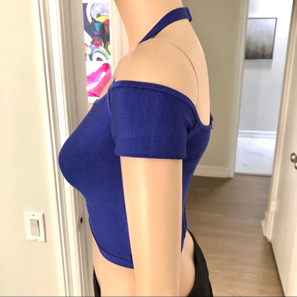 Guess by Marciano Indigo Crop Top - Picture 5 of 11